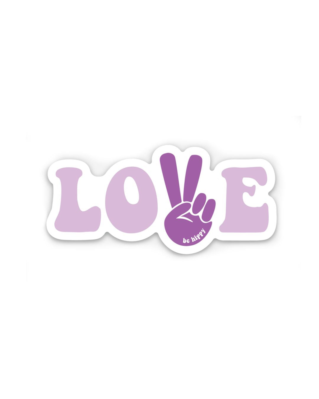 Mini Love Peace Hand Sticker