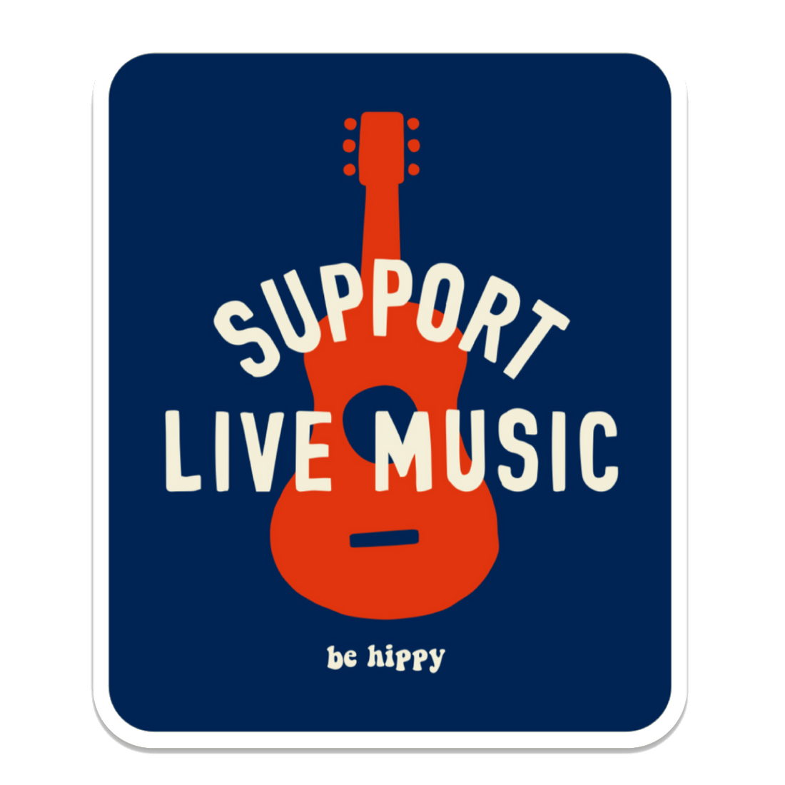 Support Live Music Sticker