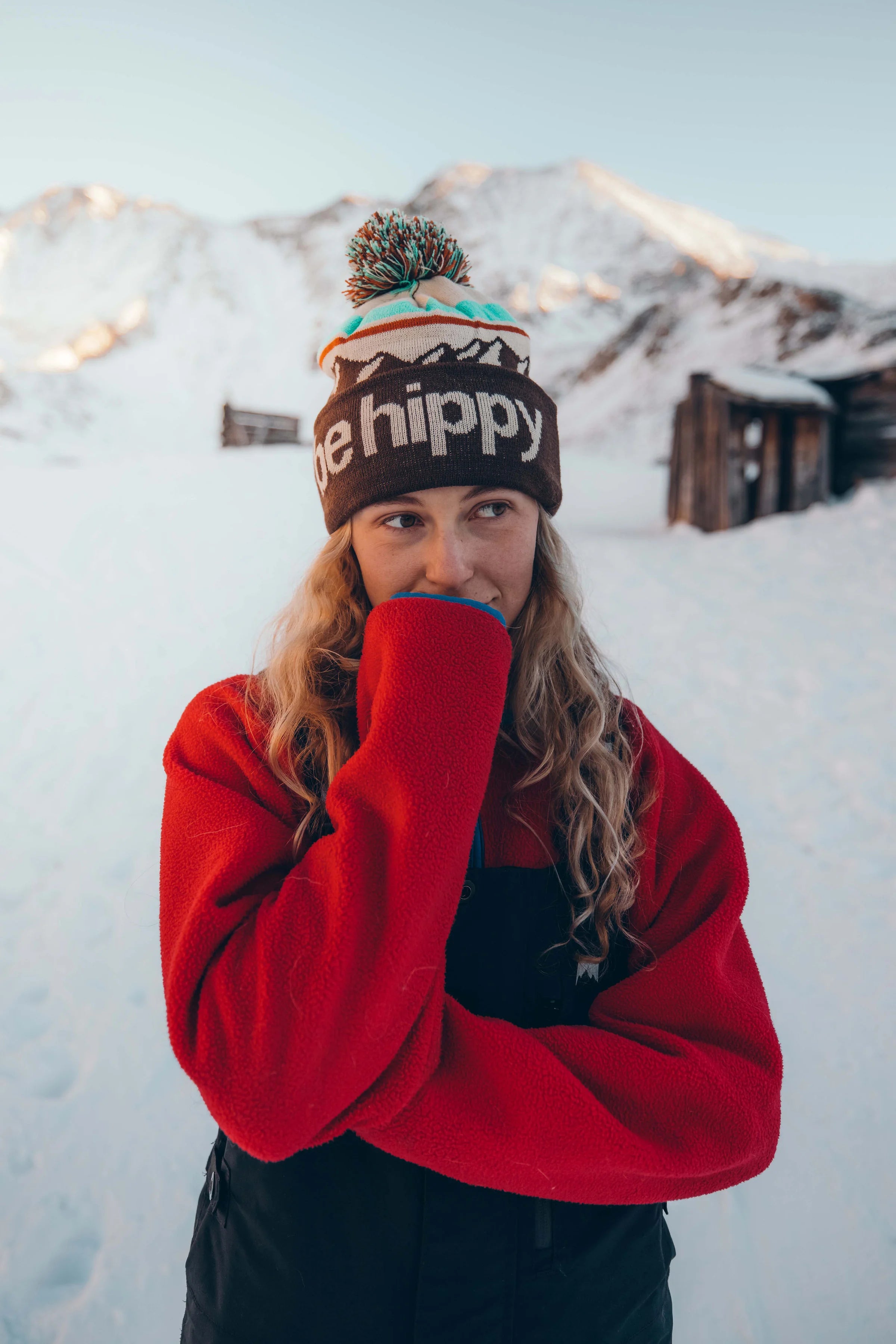 Old School Pom Beanie