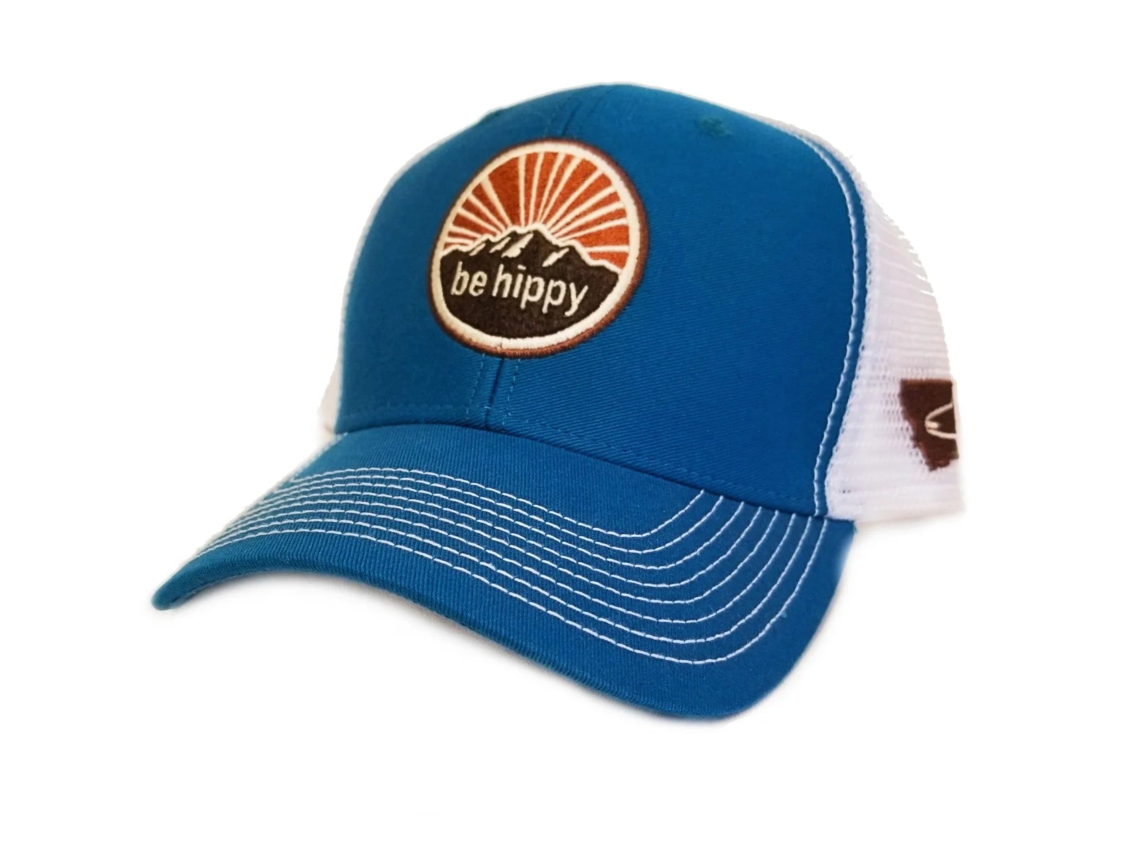 Mountain Trucker Hat – Montana Flag