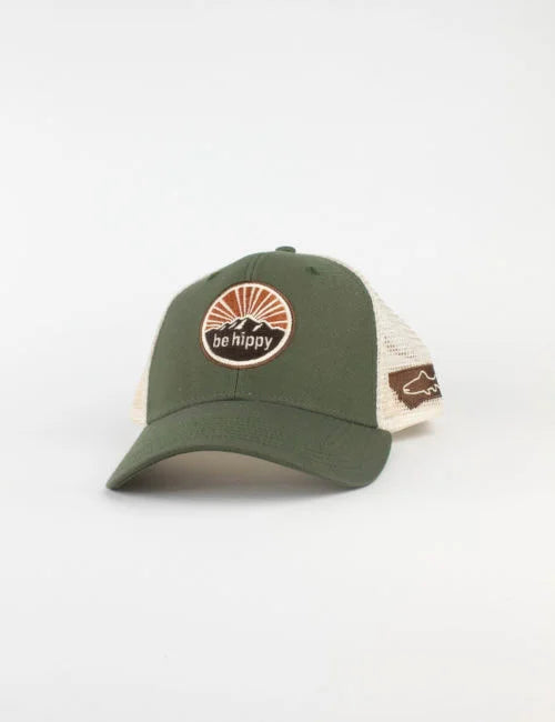 Mountain Trucker Hat – Montana Flag