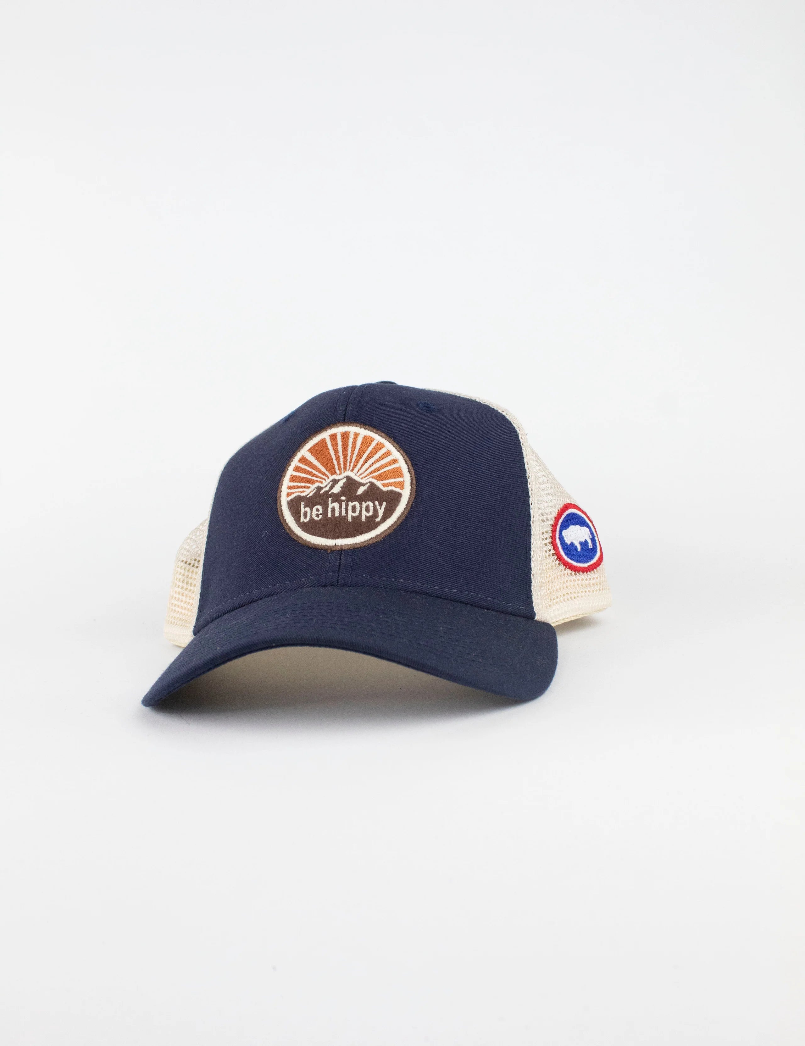 Mountain Trucker Hat – Wyoming Flag