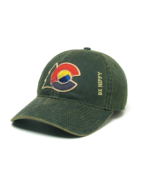 Be Hippy Colorado C Hat Canvas Green