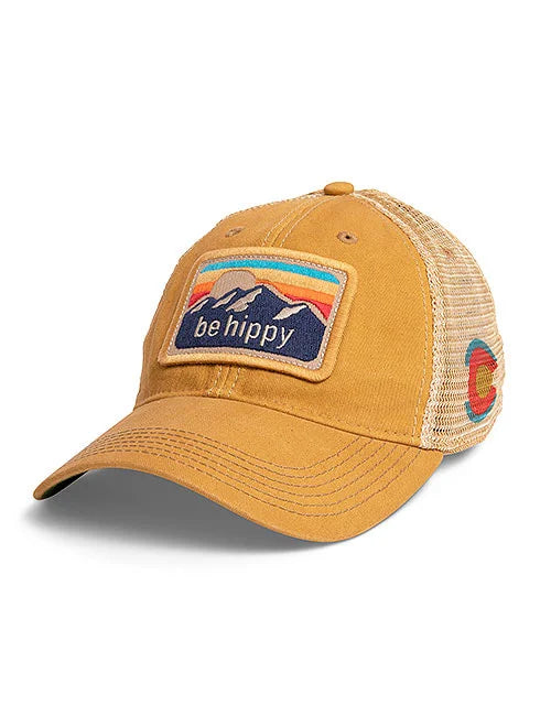 Be Hippy Sunrise Hat Vintage Blue