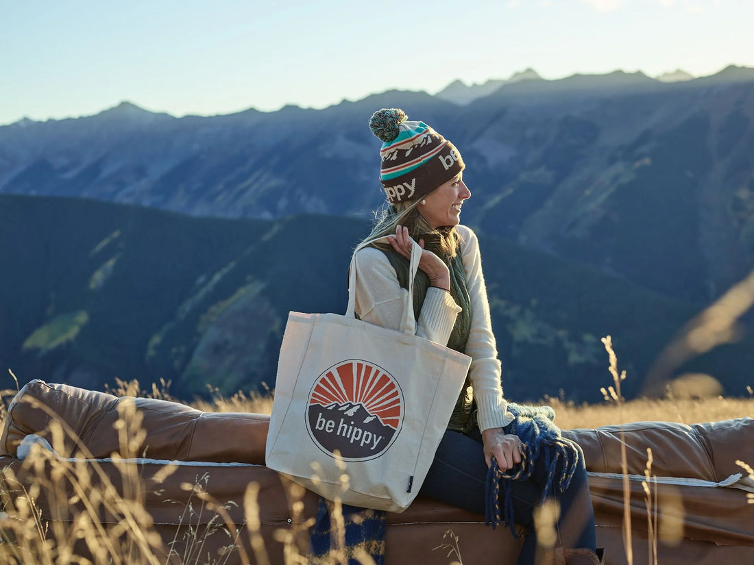 Eco Hippy Tote - Mountain