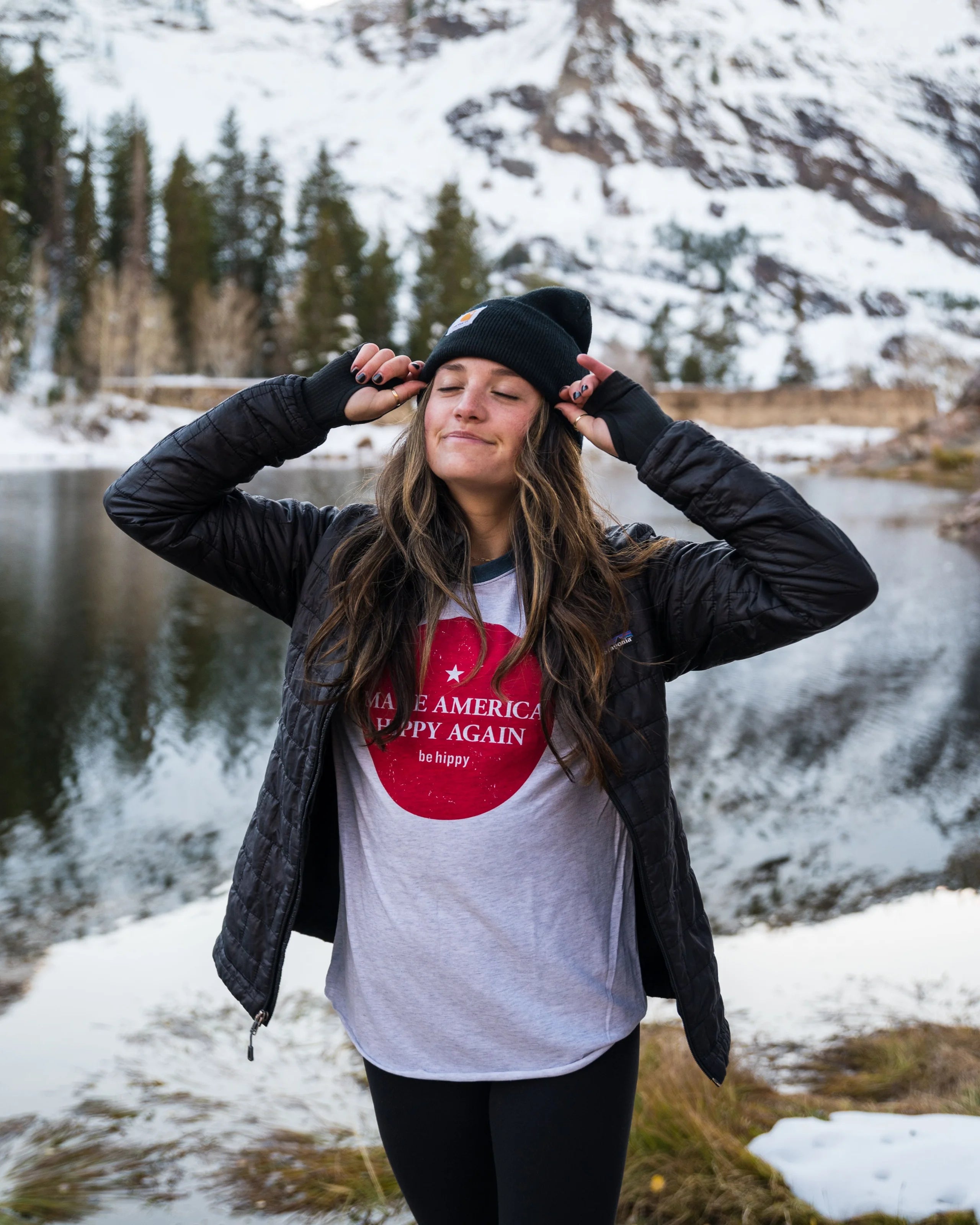 Make America Hippy Baseball Tee