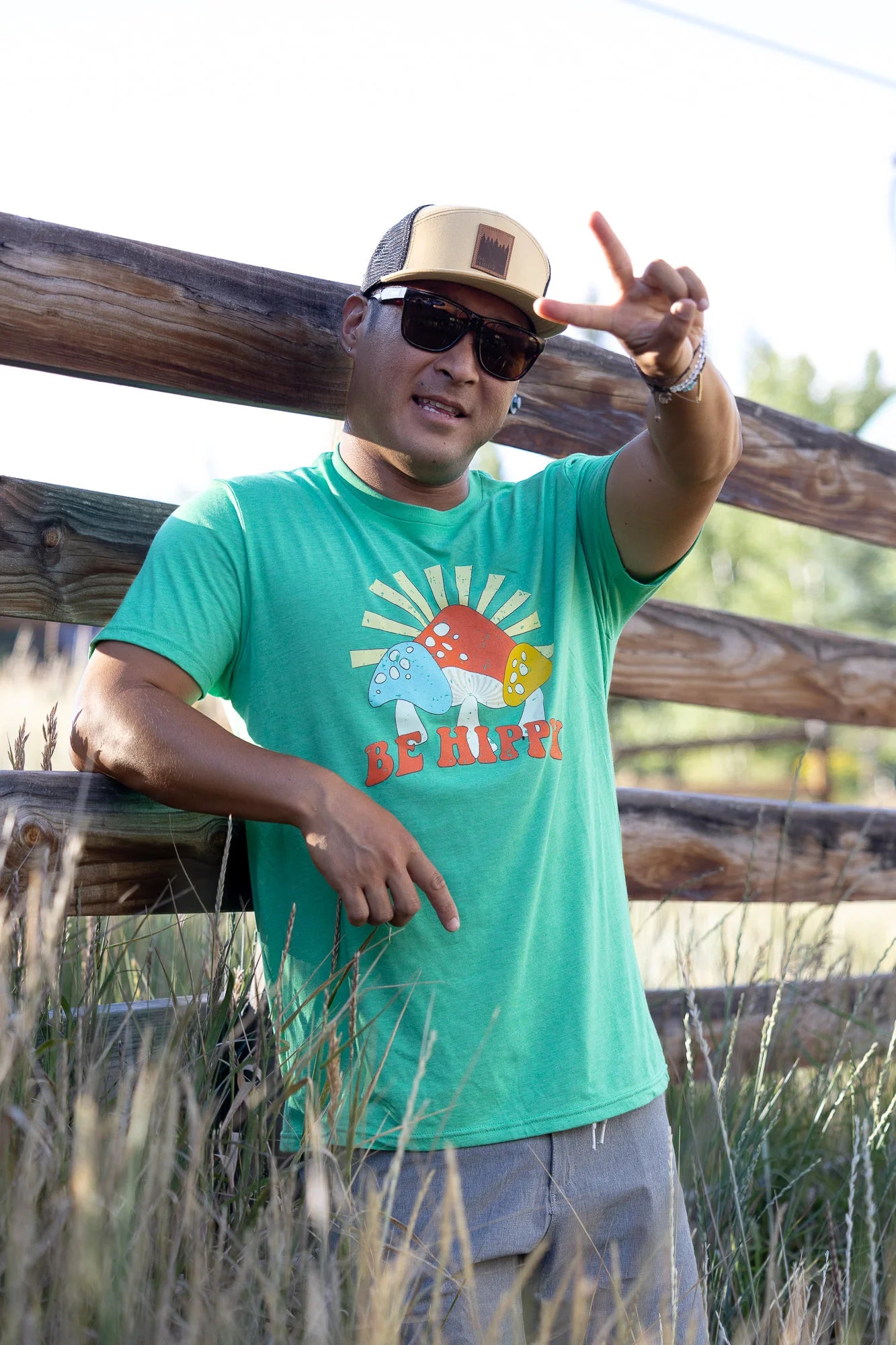 Hippy Mushroom Tee