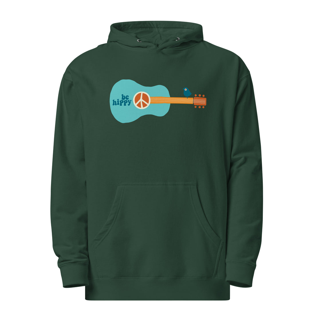 Peace Guitar Midweight Hoodie