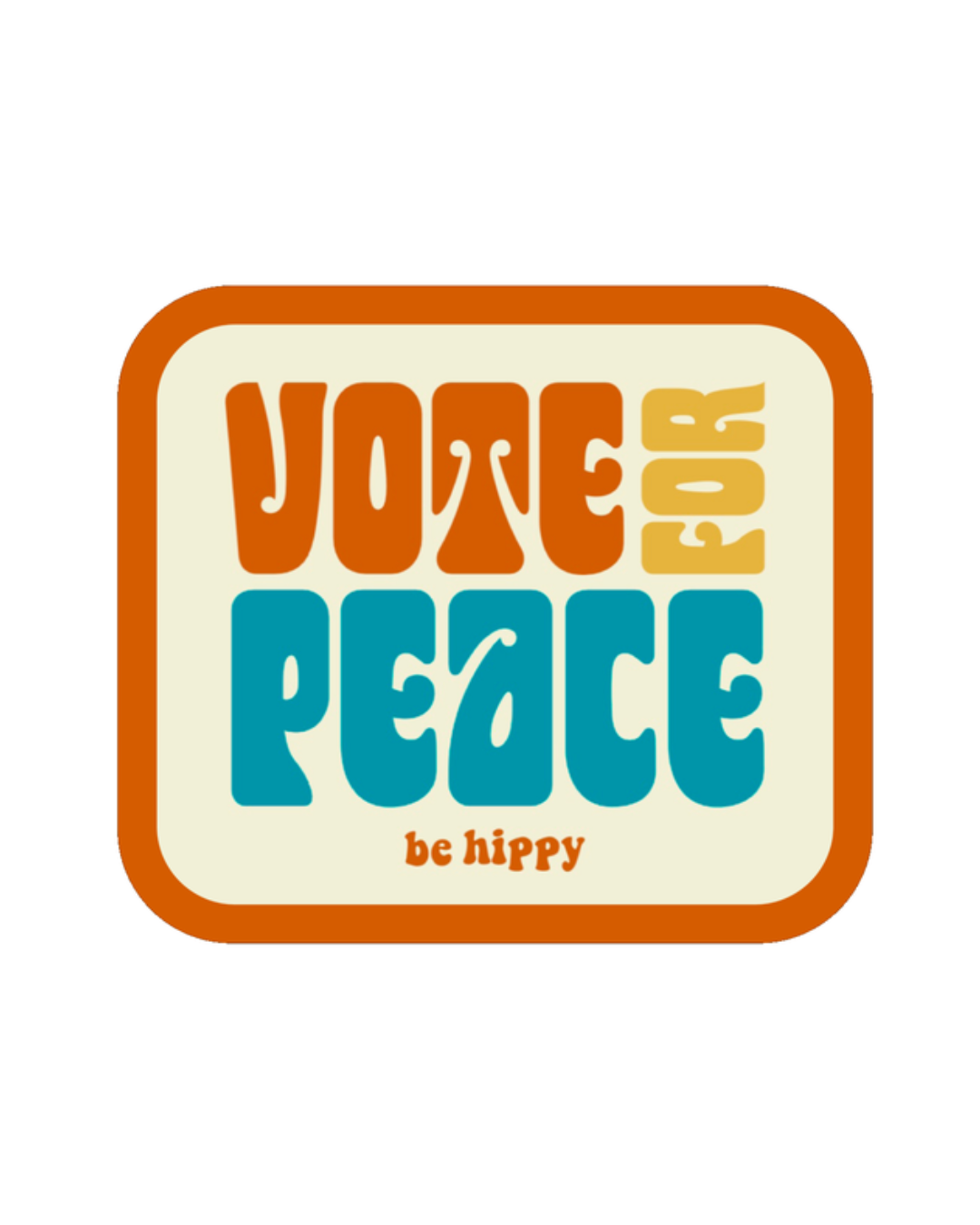 Vote for Peace Sticker