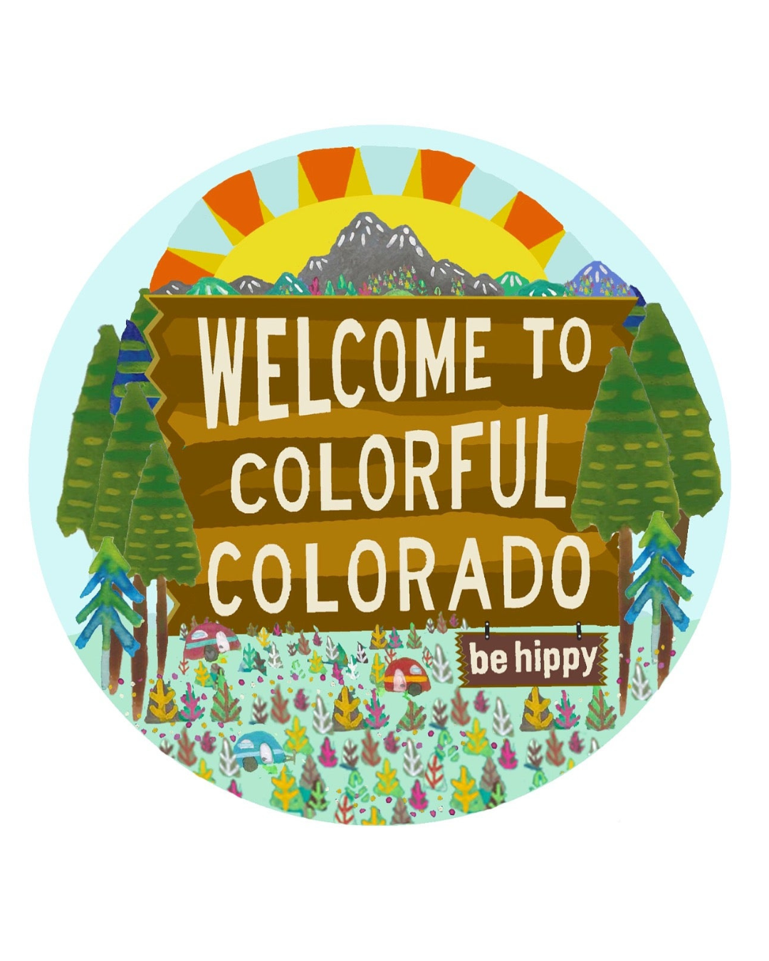 Welcome to Colorado Sticker