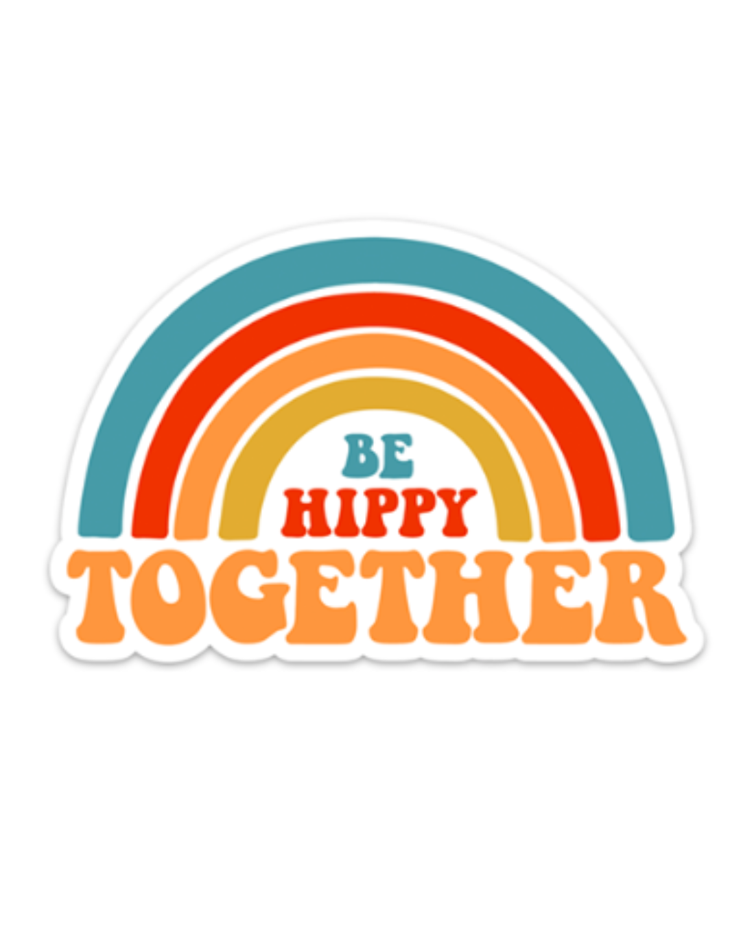 Hippy Together Sticker