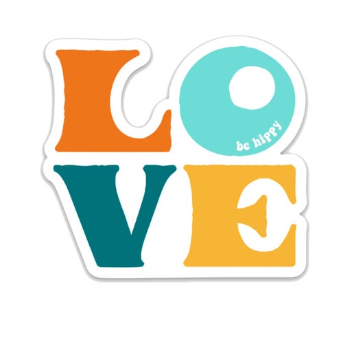 LOVE Stacked Sticker