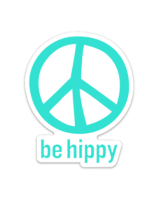 Peace Sticker Turquoise