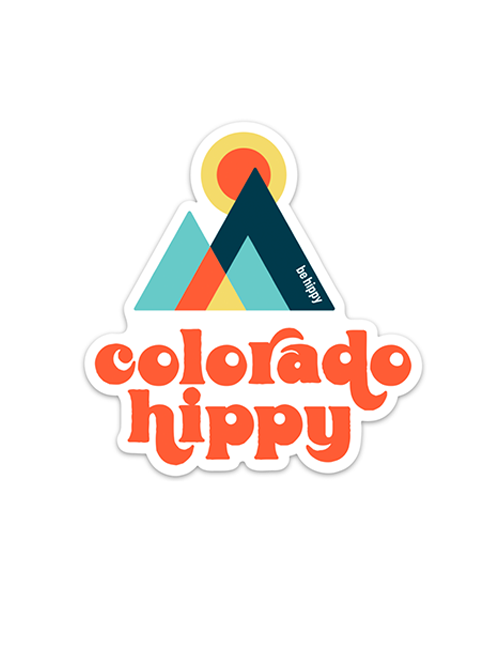 Colorado Hippy Triangle Sticker