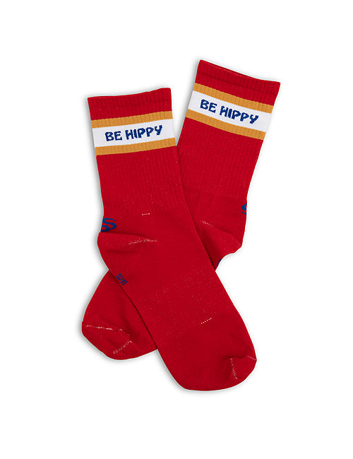 Eco Red Be Hippy Socks