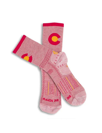 Merino Wool Socks - Pink