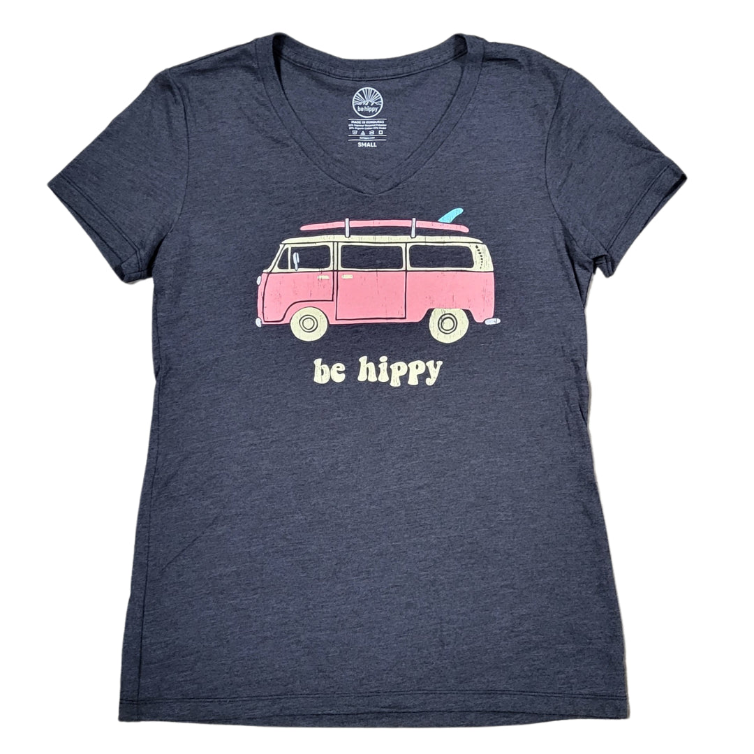 Eco Hippy Bus V Neck Pink