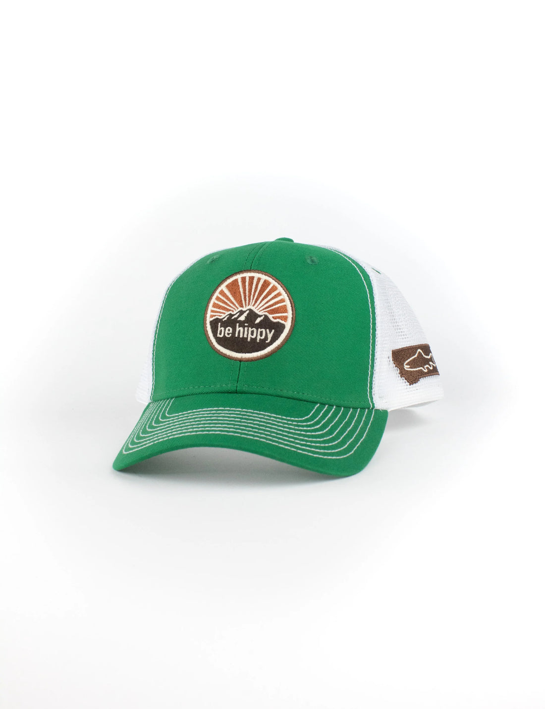 Mountain Trucker Hat – Montana Flag