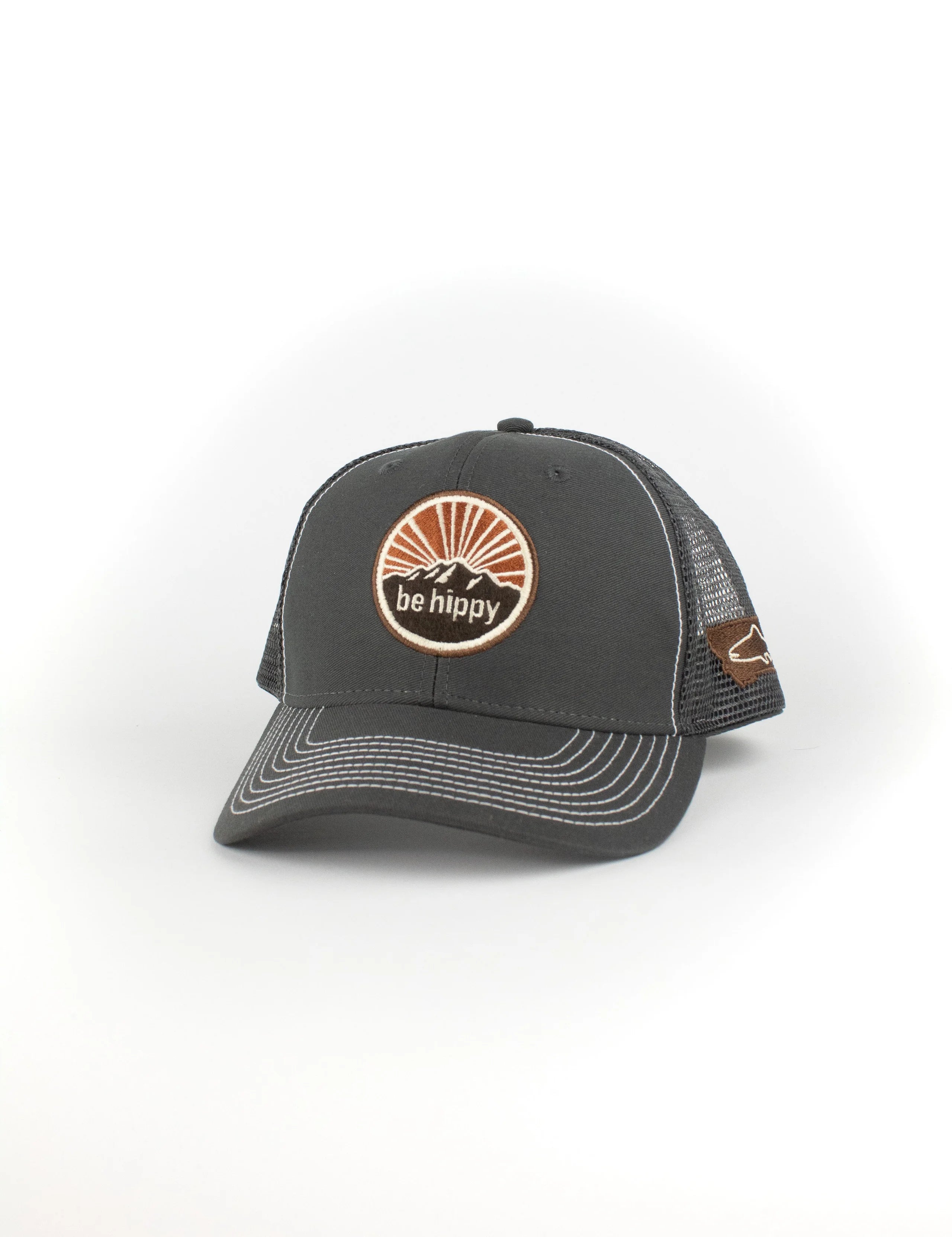 Mountain Trucker Hat – Montana Flag