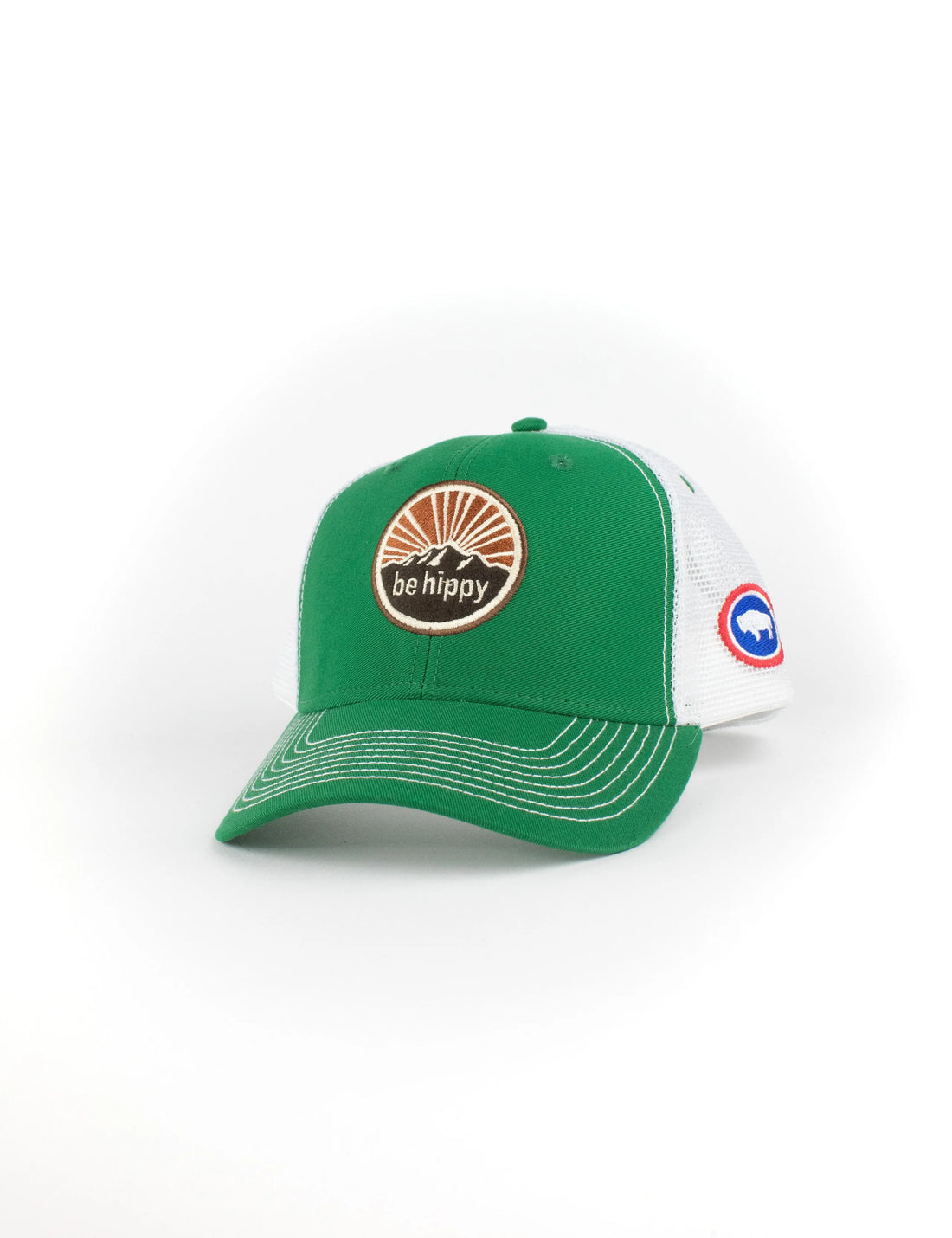 Mountain Trucker Hat – Wyoming Flag