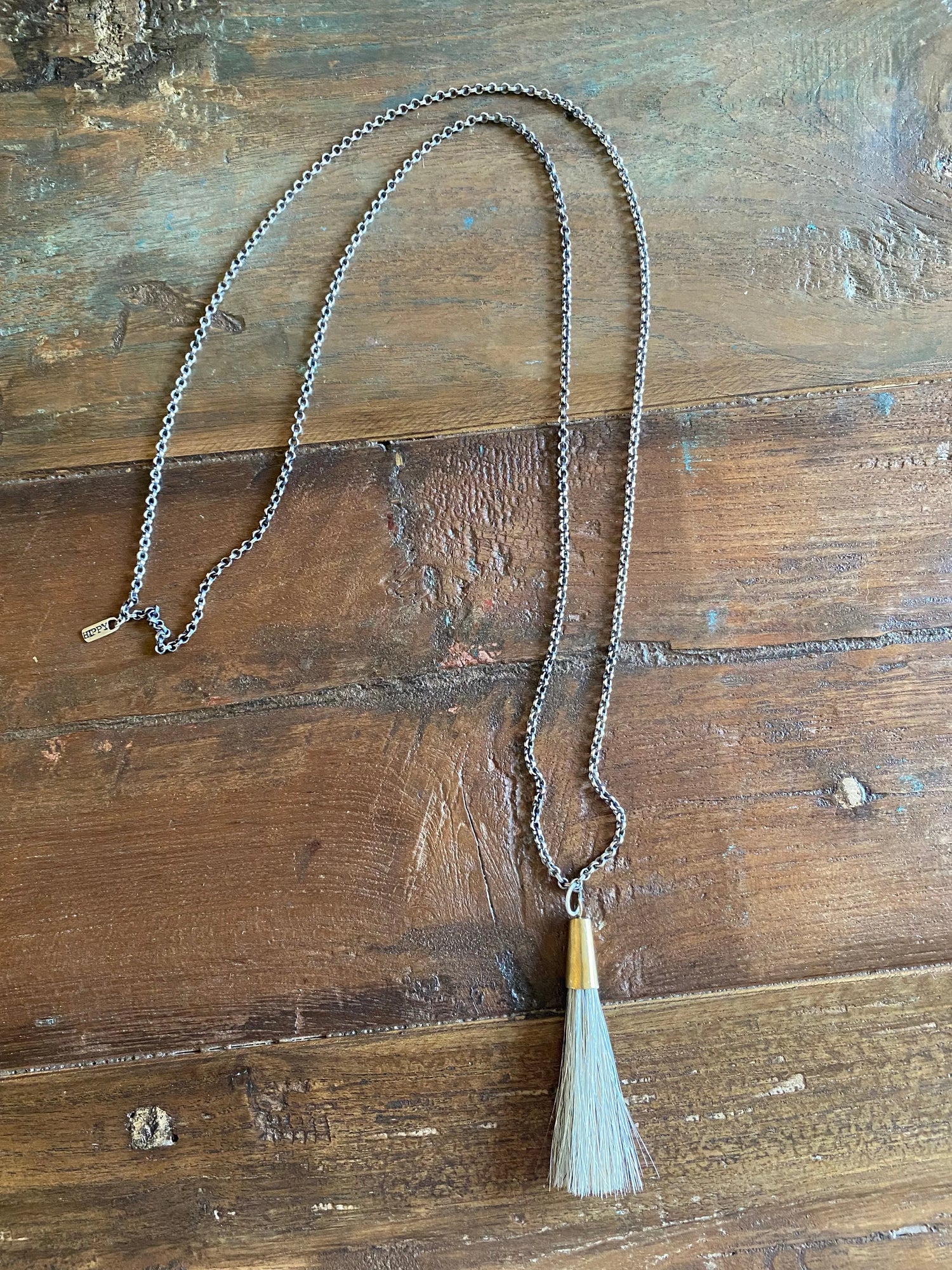 Horsehair Tassel Necklace
