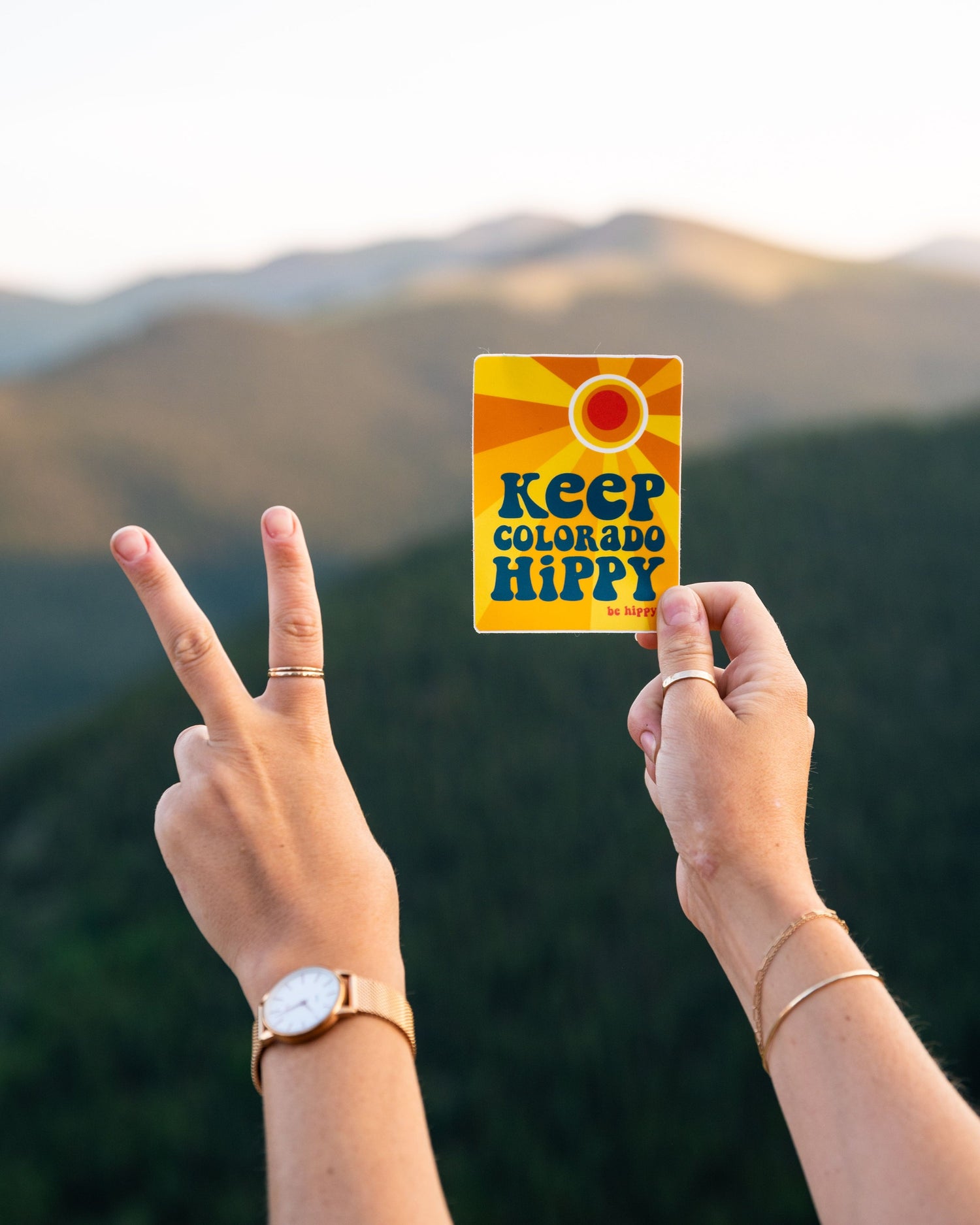 Keep Colorado Hippy Sticker
