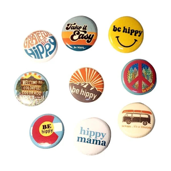 Be Hippy Pins