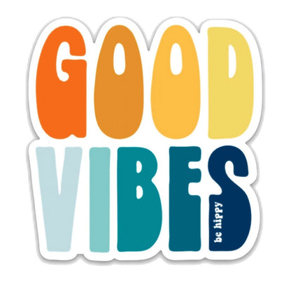Good Vibes Bubble Stacked Sticker
