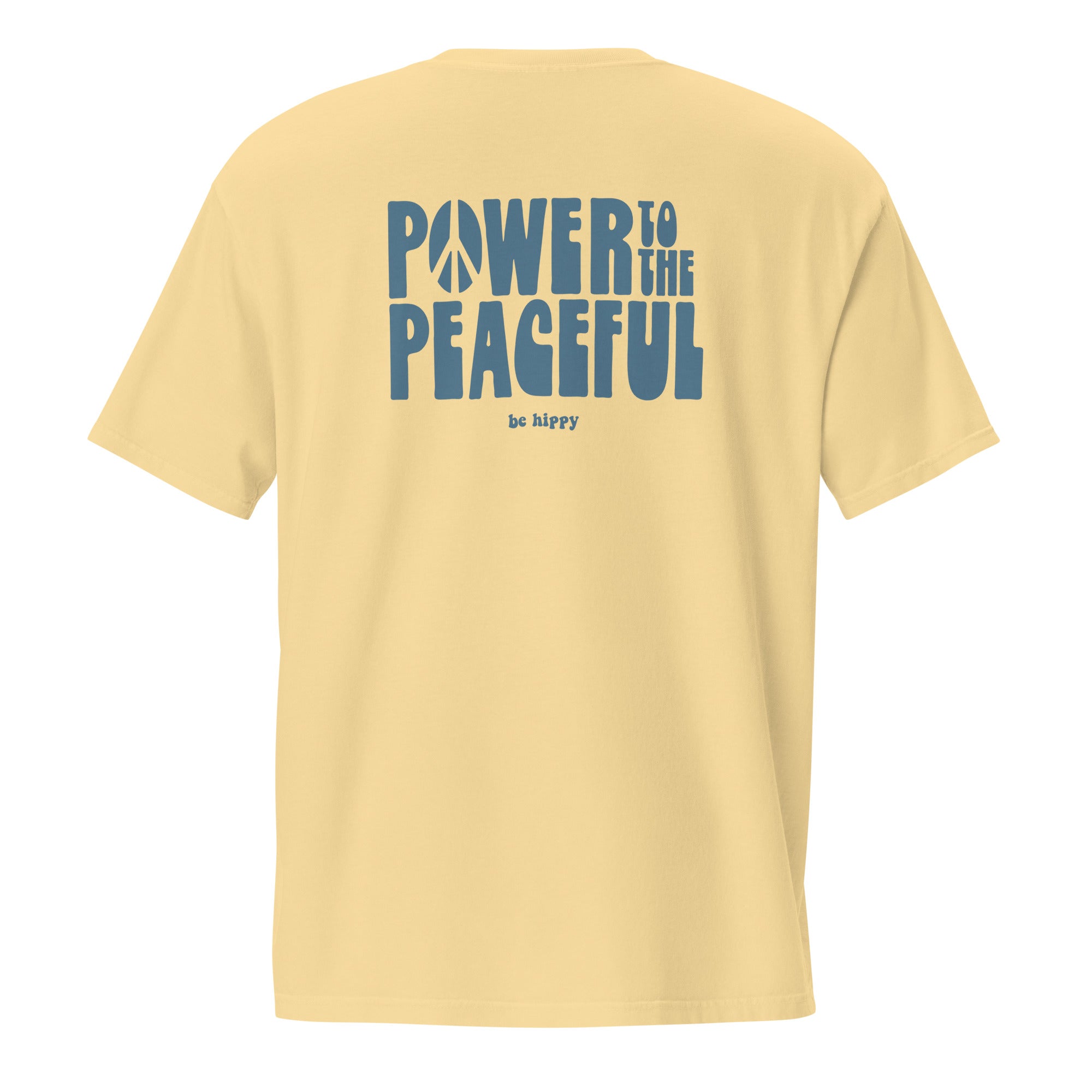 Power to the Peaceful Pocket Tee