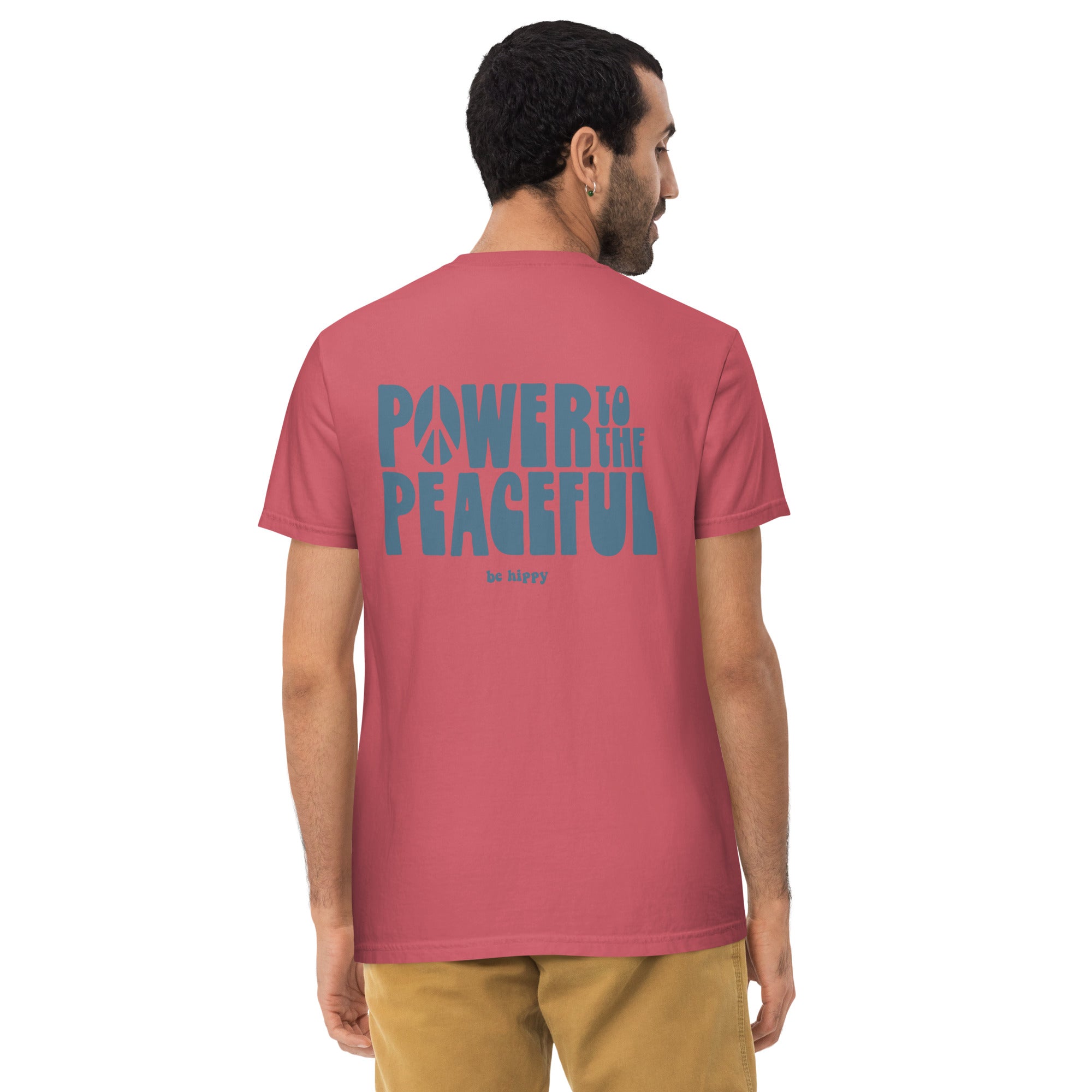 Power to the Peaceful Pocket Tee