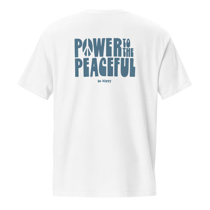 Power to the Peaceful Pocket Tee