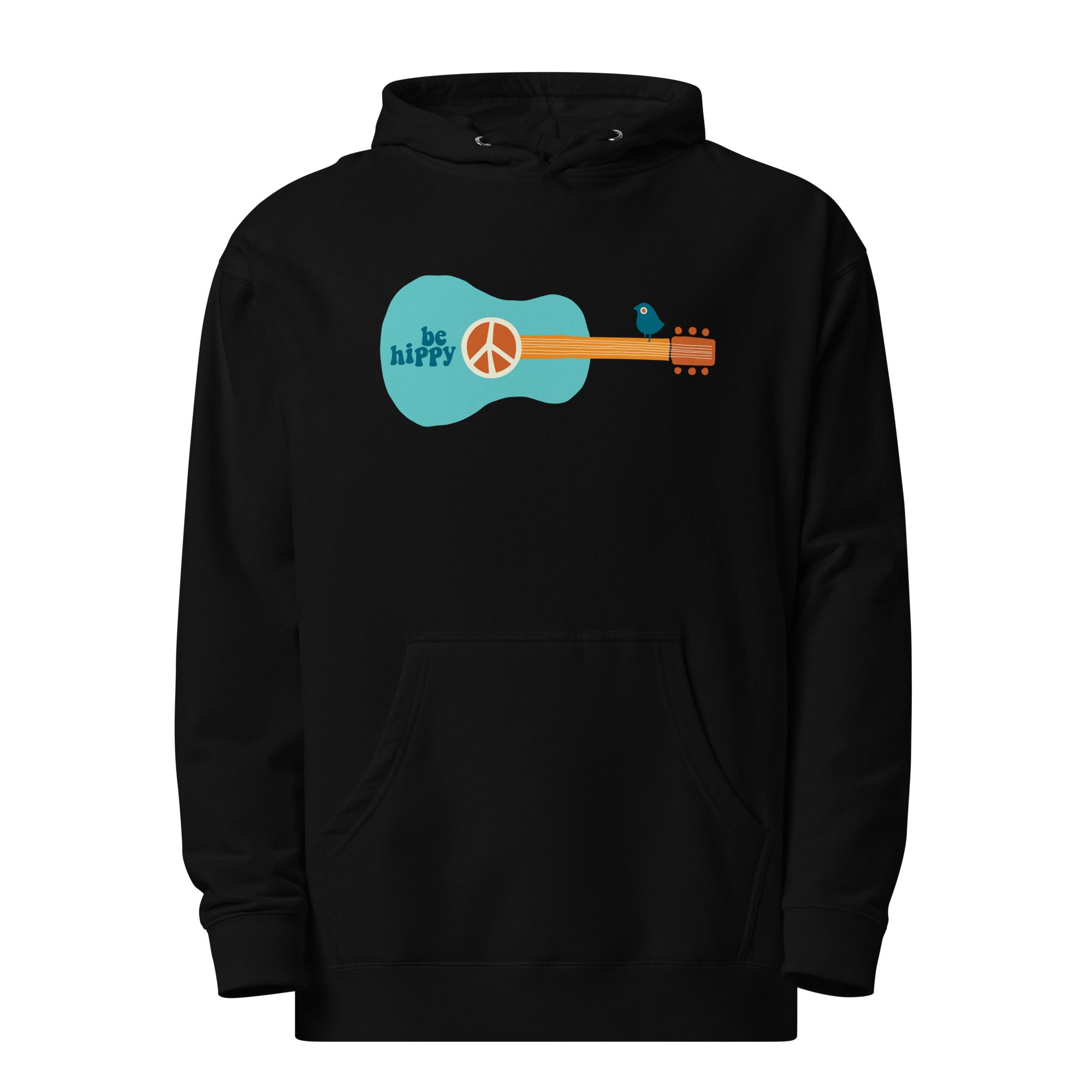 Peace Guitar Midweight Hoodie