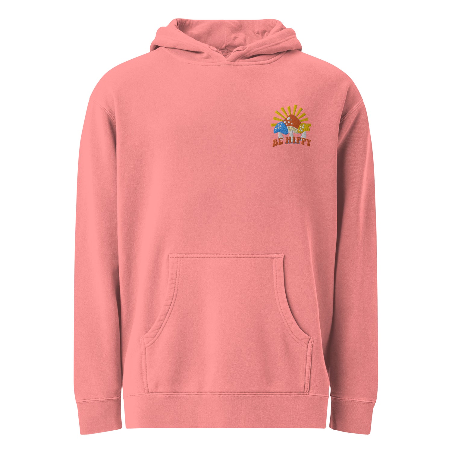 Hippy Mushroom Embroidered Hoodie