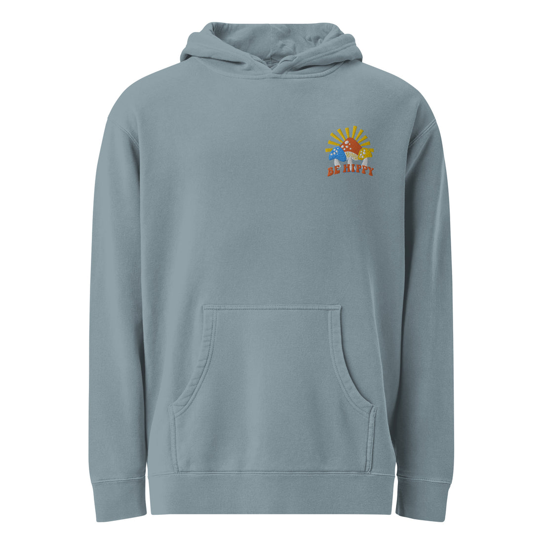 Hippy Mushroom Embroidered Hoodie